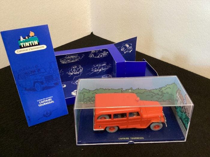 Moulinsart - Beeldje - Tintin en voiture (9) - Metaal, Boeken, Strips | Comics