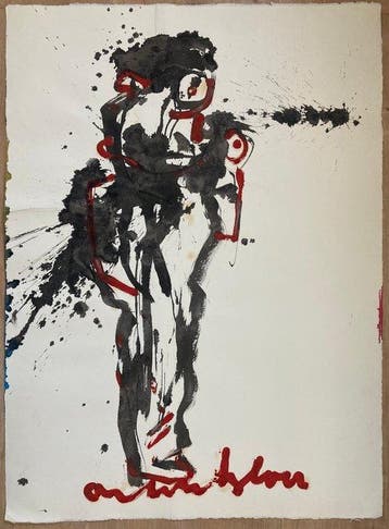 Anton Heyboer (1924-2005) - Moeder met kind, Antiek en Kunst