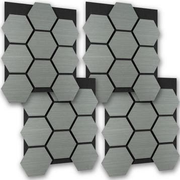 Akoestische panelen Sonic Shield houtlook - lichtgrijze eik, Verzenden, Nieuw