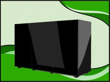 Glossy 150cm aquarium meubel zwart (kasten, Meubels), Dieren en Toebehoren, Verzenden, Nieuw, Plant(en), Steen of Hout