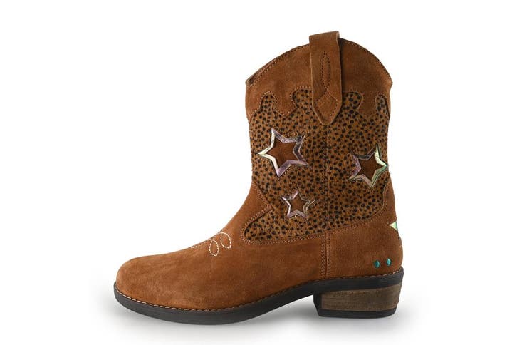 BunniesJR Cowboy laarzen Meisjes in maat 35 Cognac, Kinderen en Baby's, Kinderkleding | Schoenen en Sokken, Jongen of Meisje, Zo goed als nieuw