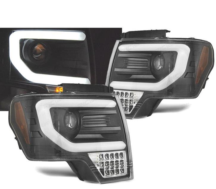 PHARES POUR FORD F150 08-14 LED NOIR, Autos : Pièces & Accessoires, Éclairage, Envoi