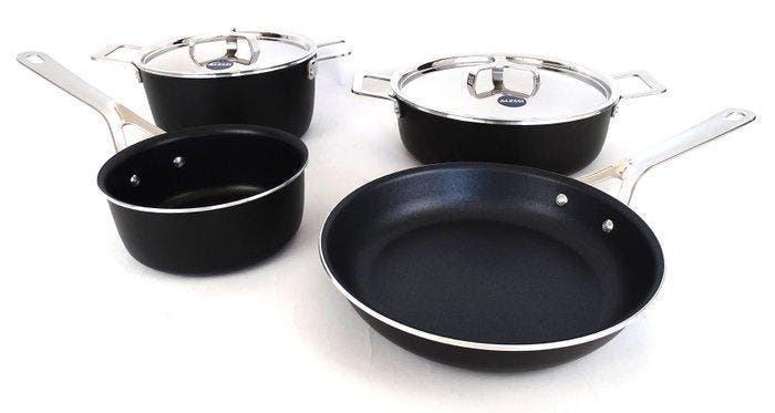 Alessi - Jasper Morrison - Kookpottenset (4) - Pots&Pans -, Antiek en Kunst, Antiek | Meubels | Stoelen en Sofa's