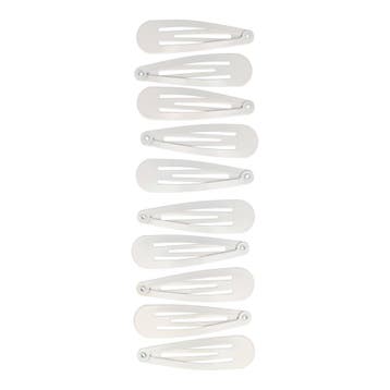 Haarspeld Klikklak 5cm - Basic - Wit - Set van 10, Nieuw