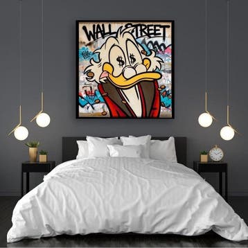 Urban3DArt (1971) - Wall street $$ Picsou Limited Edition, Antiek en Kunst