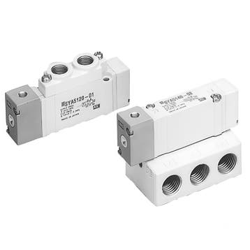 SMC 5/2 Voie En Ligne Soupape À Air Opérée M5x0.8 -, Verzenden