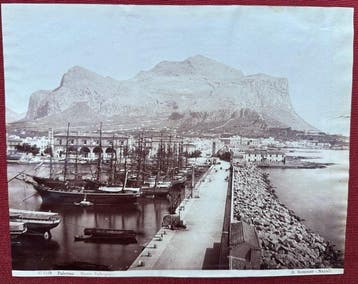 G. Sommer - Sicilia - Palermo - Fotografia antica dell’800, Antiquités & Art
