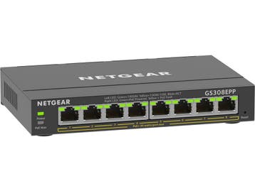 Netgear GS308EPP - Smart Managed Plus Netwerkswitch - 8x, Computers en Software, Netwerk switches, Verzenden, Zo goed als nieuw