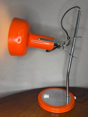 Tafellamp - Metaal, Chroom - 47 cm
