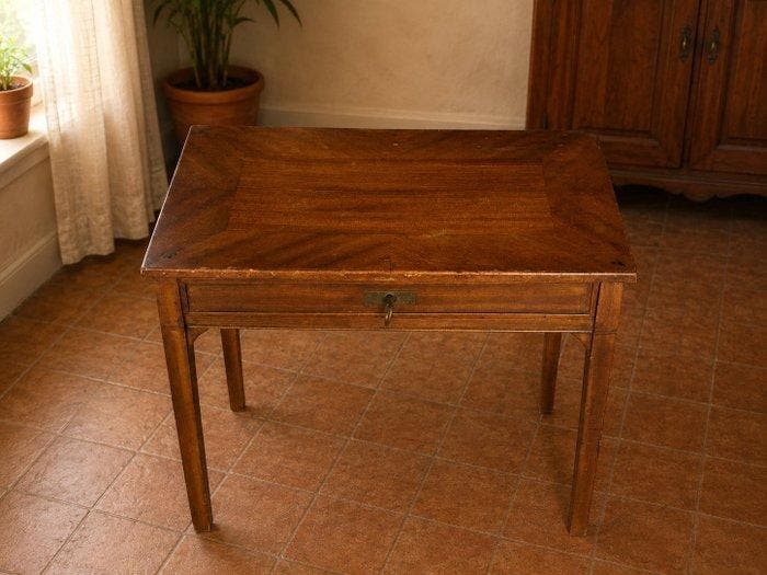 Schrijftafel - Hout - Schrijfbureau, Antiek en Kunst, Curiosa en Brocante