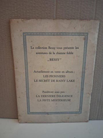 Bessy T2 - Le secret de Rainy Lake - B - 1 Album - EO - 1954