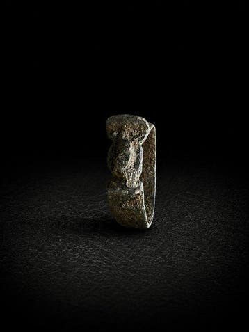 Byzantijns Brons Ring - 9e tot 12e eeuw na Christus. (Zonder