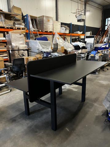 Ahrend Duo Zit Sta Bureau Zwart - Refurbished, Verzenden
