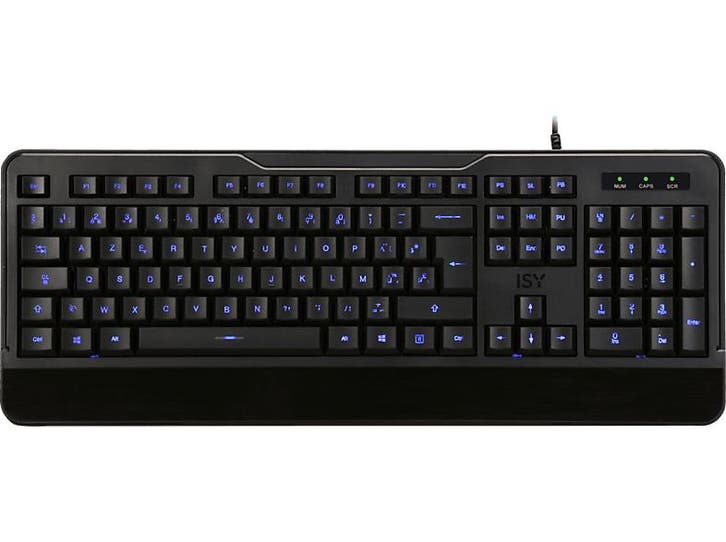 ISY -  Toetsenbord Azerty Zwart, Computers en Software, Toetsenborden, Bedraad, Azerty, Nieuw, Verzenden