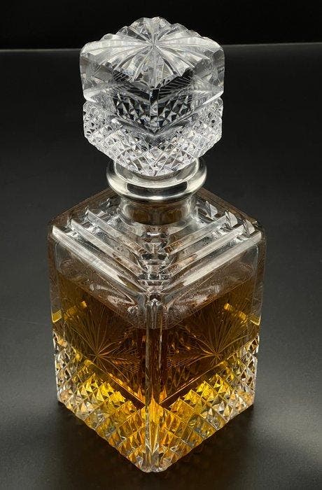 Karaf - Zilver, Kristal, Antiquités & Art, Antiquités | Argent & Or