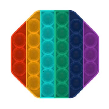 Pop It - Fidget Anti Stress Speelgoed Bubble Toy Siliconen, Verzenden