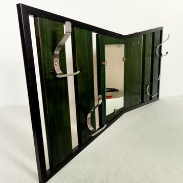 Kapstok - Vlinder-model - gelakt staal, Gefineerd multiplex