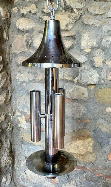Kroonluchter - Suspensie - “a Canne dorgano” 6 lampen -