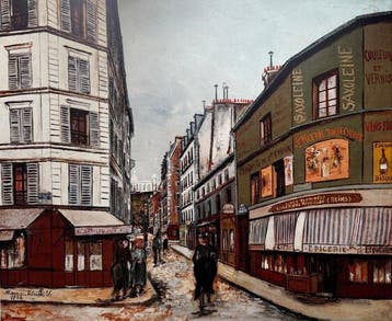 Maurice Utrillo (1883-1955) - Rue Seveste