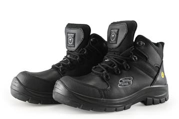 Skechers Veterboots in maat 40 Zwart, Verzenden, Boots