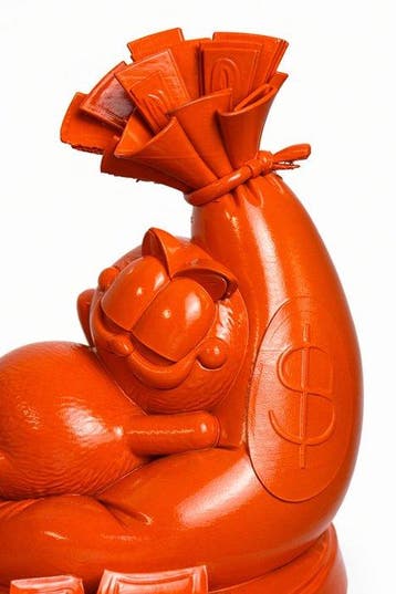 Daluxe Art - 1999 • Garfield Hermès Money Bag