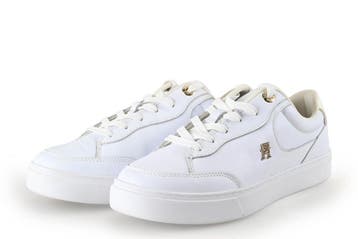 Tommy Hilfiger Sneakers in maat 38 Wit, Kleding | Dames, Verzenden, Wit, Zo goed als nieuw, Sneakers