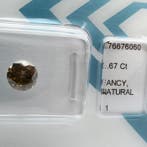 Zonder minimumprijs - 1 pcs Diamant (Natuurlijk gekleurd) -, Nieuw
