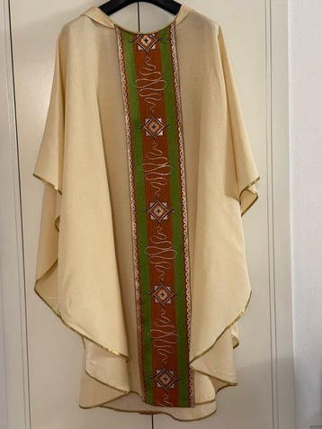 Stola (gewaad) - Textiel - 1950-1960 - Priesterlijke casula., Antiek en Kunst