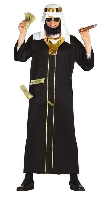 Sjeik Kostuum Zwart Heren, Kleding | Heren, Verzenden, Nieuw