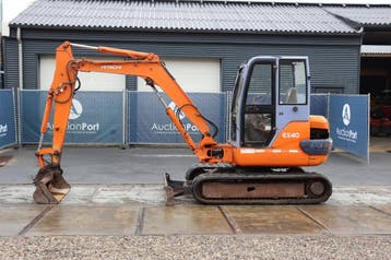 Veiling: Rupsgraafmachine Hitachi EX40-2 Diesel 26.5kW 2000, Ophalen