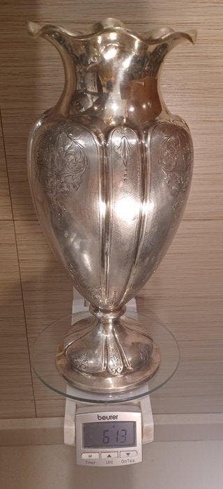 Fratelli Cacchione Milano - Vaas - .800 zilver, Antiek en Kunst