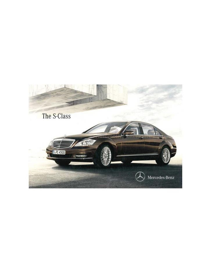 2012 MERCEDES BENZ S KLASSE BROCHURE ENGELS, Livres, Autos | Brochures & Magazines