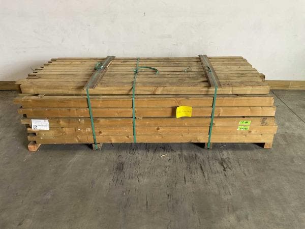 Veiling - 4x Deurelement geïmpregneerd 227x9x9 cm, Doe-het-zelf en Bouw, Hout en Planken, Nieuw