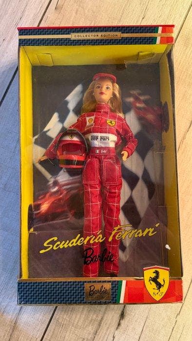 Barbie - Poupée Barbie Scuderia Ferrari Collectibles -, Antiek en Kunst, Antiek | Speelgoed