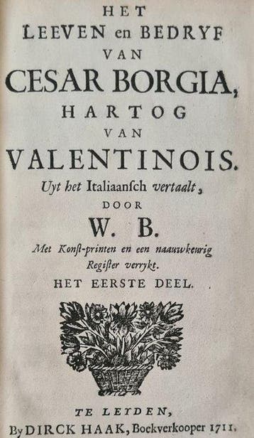 [Tomaso Tomasi]Willem Blaauw (vert.) - Het leeven en bedryf