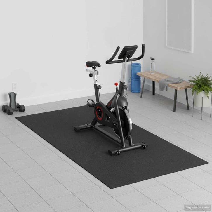 vidaXL Sportbeschermmat Zwart 150 x 75 x 0,6 cm, Sport en Fitness, Fitnessmaterialen, Nieuw, Verzenden