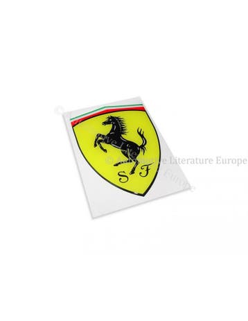 OFFICIEEL FERRARI CAVALLINO EMBLEEM 3D STICKER, Nieuw