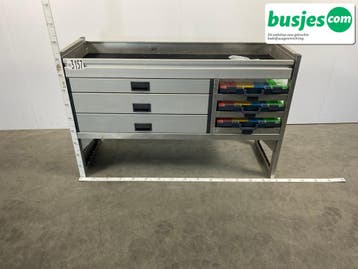 Aluca bedrijfswageninrichting 1500x520x950mm (3157), Verzenden, Gebruikt