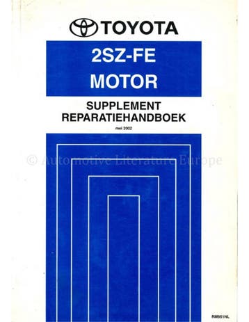 2002 TOYOTA YARIS 2SZ-FE MOTOR (SUPPLEMENT)