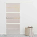 vidaXL Schuifdeur met zachte stops 90x205 cm ESG-glas en, Doe-het-zelf en Bouw, Deuren en Vliegenramen, Verzenden, Nieuw
