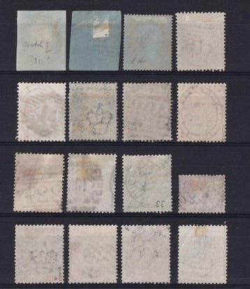 Groot-Brittannië 1841/1880 - set van klassiekers - SG