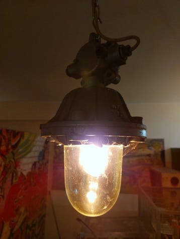 POLAM Wilkasy - Plafondlamp - OMP-200 - Gietijzer - Poolse