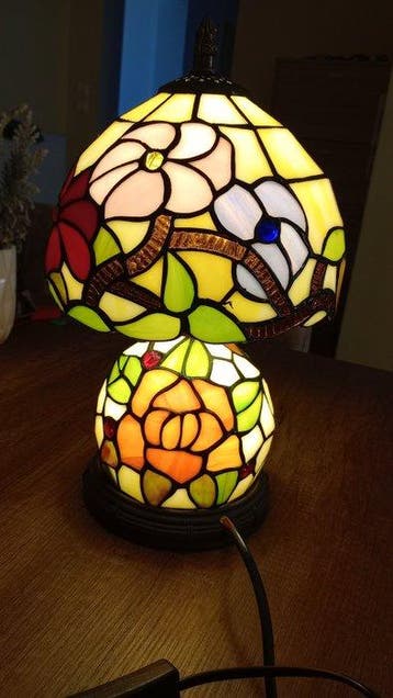 Tafellamp - glas - Kroonluchter