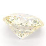 1 pcs Diamant (Naturelle) - 0.70 ct - Rond - N (teinté) -