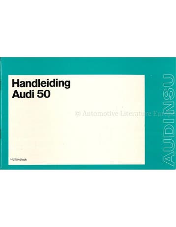 1974 AUDI 50 INSTRUCTIEBOEKJE NEDERLANDS, Auto diversen, Handleidingen en Instructieboekjes