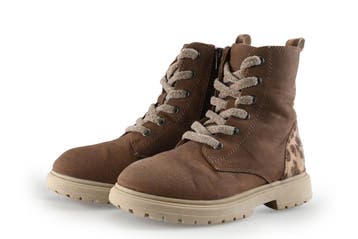 Milo & Mila Veterboots Meisjes in maat 32 Cognac, Verzenden, Schoenen