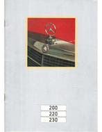 1972 MERCEDES BENZ E KLASSE BROCHURE NEDERLANDS