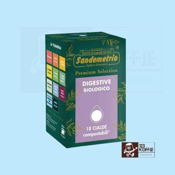 Sandemetrio Tisana Digestiva Bio ESE 44 mm Pads | 18 x, Verzenden