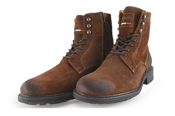 Pantofola dOro Veterboots in maat 44 Bruin, Kleding | Heren, Schoenen, Bruin, Verzenden, Boots, Zo goed als nieuw