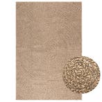 vidaXL Vloerkleed ZIZUR binnen en buiten 120x170 cm jute, Verzenden